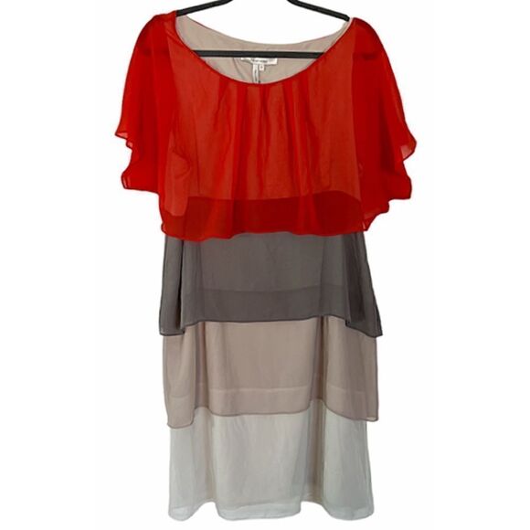 Maxandcleo Layered Ombré Dress 14d - Picture 1 of 5